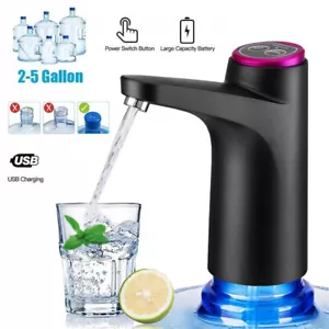 Water Bottle Switch Pump Universal Electric Automatic Jug Dispenser 5 Gallon USB - Picture 1 of 17