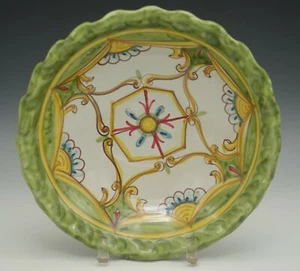 DERUTA SORRENTO ITALIAN POTTERY RENAISSANCE STYLE SALAD PASTA BOWL 9.3/4" - Picture 1 of 7