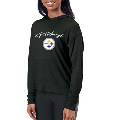 Sudadera con capucha Certo By Northwest NFL para mujer Pittsburgh Steelers Session Foto 1 de 2