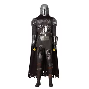 The Mandalorian 3 Full Set Uniform Halloween Cosplay Costume + Helmet + Shoes - Picture 1 of 14