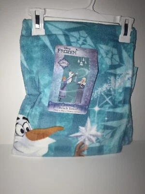 Toalla de playa Disney Frozen 28x58 pulgadas 100 % algodón toalla nueva sin envío a KS Foto 1 de 4