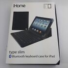 iHome IH-IP2105B Super Slim Bluetooth Keyboard Case for iPad 1-5 Black