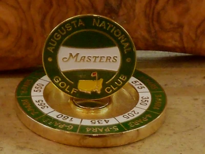 The Masters Tournament Magnetic Ball Marker Augustal National Yd Holder Gr BM
