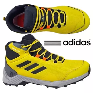 adidas Mens Eastrail 2.0 Mid Rain.Rdy Hiking Shoes Size:8 Color:yellow Walking - Picture 1 of 10