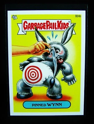 GARBAGE PAIL KIDS, 2013, Brand-New Series 3, Bonus Card #B24b Pinned WYNN - BNS3 - Image 1 of 2