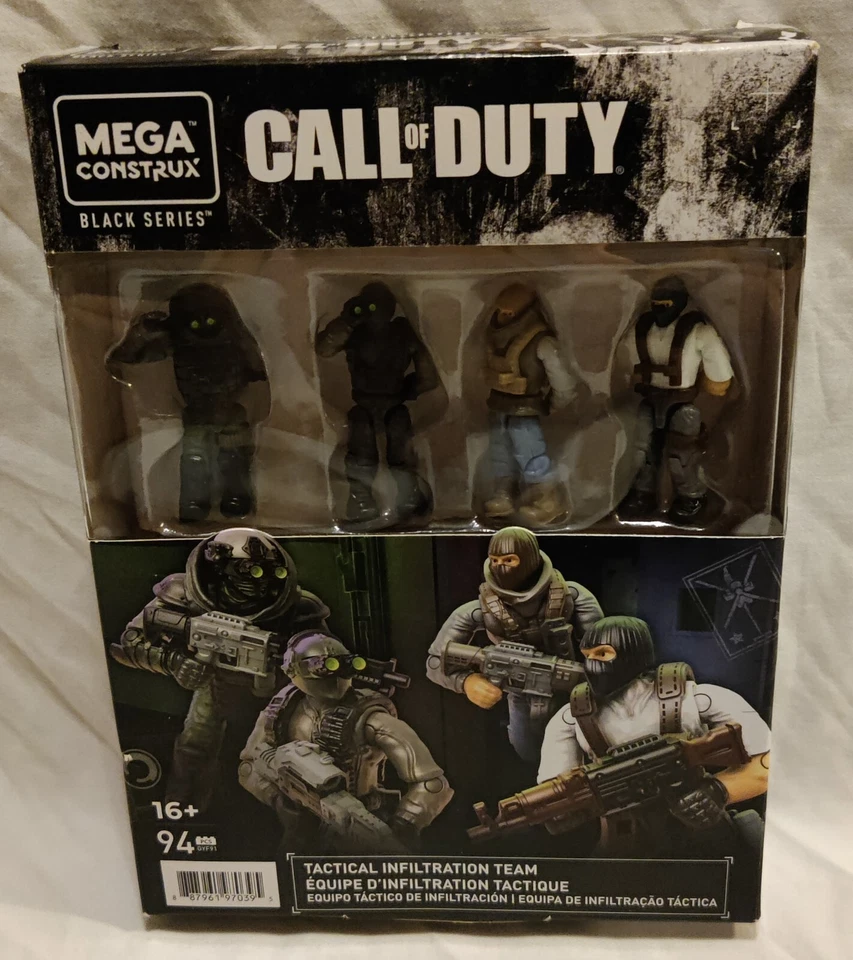 Mattel Mega Construx Black Series Call of Duty Tactical Infiltration Team 2021