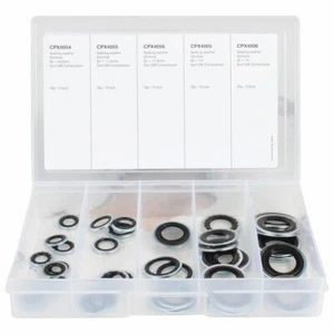 OEX ORX7002 A/C AIR CON SEALING WASHER KIT FOR R134A R12 GM HOLDEN 50 PIECE - Picture 1 of 6