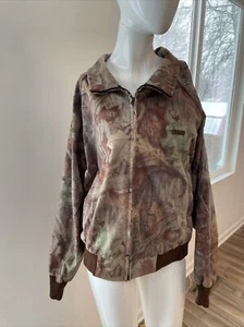 Vintage Woolrich Camo Jacket Camoflauge Medium Advantage Timber - Picture 1 of 7