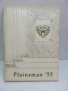 1955 CLOVIS NEW MEXICO PLAINSMAN HIGH SCHOOL ANNUAL YEARBOOK - Picture 1 of 3