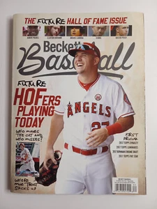 Beckett Baseball Issue Vol.18 #3 March 2018 - Future HOFers Playing Today -Trout - Picture 1 of 2