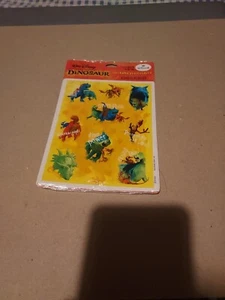 Walt Disney Pictures Presents Dinosaur Stickers Hallmark Vtg Sealed Pack 4 Sheet - Picture 1 of 4