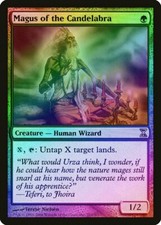 Magus of the Candelabra FOIL Time Spiral HEAVILY PLD Green Rare CARD ABUGames