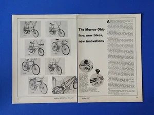 Bicicleta Murry 1967 de colección línea completa de bicicletas - 2 páginas artículo original - Imagen 1 de 1