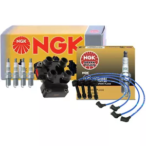 NGK DIS Ignition Coil Wires & 4 G-Power Platinum Spark Plugs Kit For Ford Probe - Picture 1 of 1