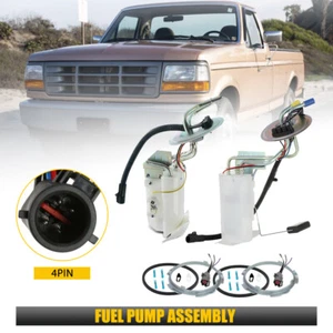 2x Front & Rear Fuel Pump Assembly Set For 1992 93 94-1997 Ford F-150 F250 F350 - Picture 1 of 16
