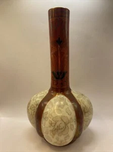 Jarrón de colección de 1880 Karlsbad R. Tischler porcelana pintado a mano bohemio floral - Imagen 1 de 12