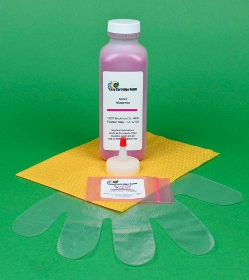 Kit de recarga de tóner magenta Samsung CLP-500 CLP-550 CLP-500D5M. 240gr. Páginas 5K Foto 1 de 1