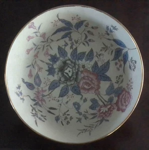 VINTAGE LARGE DECORATIVE FLORAL BOWL 12" DIAMETER - Picture 1 of 9