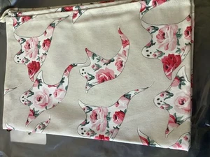 CATH KIDSON TEA TOWEL HALLOWEEN CREAM BACKGROUND - Picture 1 of 2