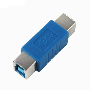 USB 3.0 Type-B Female to USB B Female Printer Cable Adapter Connector Converter - Picture 1 of 10