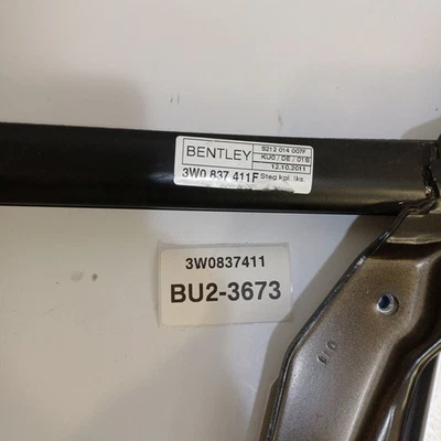 2003-2010 Bentley Continental GT FRONT LEFT DRIVER DOOR WINDOW GLASS 3W0837411 - Image 1 of 4