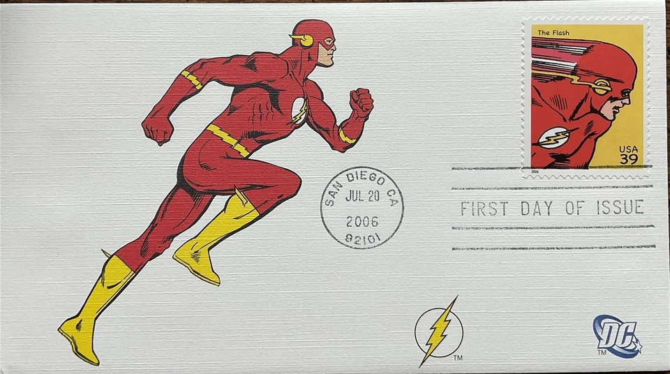 Estampilla Fleetwood 4084 The Flash DC Comics San Diego CA  Foto 1 de 1