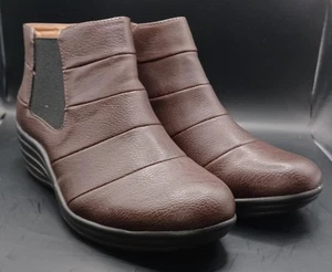Stivaletto I Love Comfort, tacco zeppa, donna taglia 9,5 marrone. D2096 - Foto 1 di 10