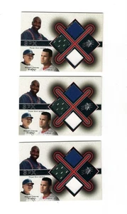 [3 Card Lot] 2001 SPX Winning Materials Trios #DOP Delgado/Ordonez/Pujols (RC) - Picture 1 of 2
