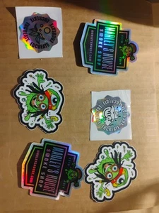 Marijuana Smoking Sticker Pack | Cannabis Weed Bong  - Picture 1 of 3