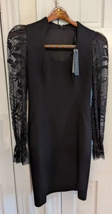 Neu mit Etikett Elie Tahari schwarzer Cocktail "The Diva" Damengröße 0 XS - Bild 1 von 6
