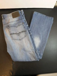 Buffalo David Bitton Jeans Mens 36x32 Boot Stretch Distressed Y2K Faded Western - Picture 1 of 21