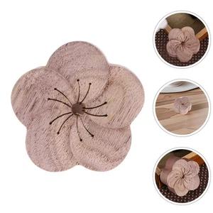  2 Pcs Portable Aromatherapy Diffuser Flower Essential Oil Wooden Plum Blossom - Picture 1 of 12