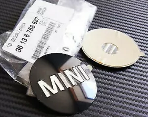 Mini Center Hub Sticker Cap - One only Genuine Mini 36136758687 x 1 - Picture 1 of 1