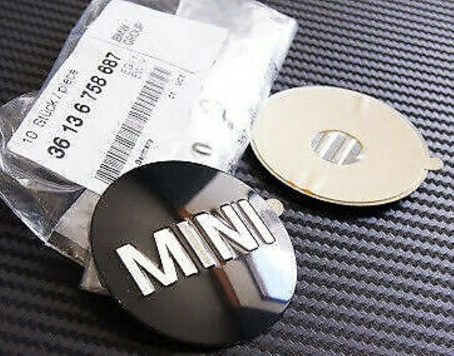 Mini Center Hub Sticker Cap - One only Genuine Mini 36136758687 x 1 - image 1 of 1