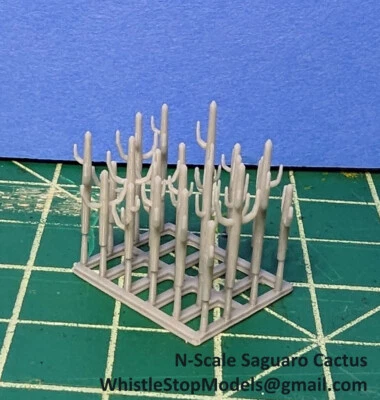 N Scale Saguaro Cactus set of 24 N1021 - Image 1 of 4