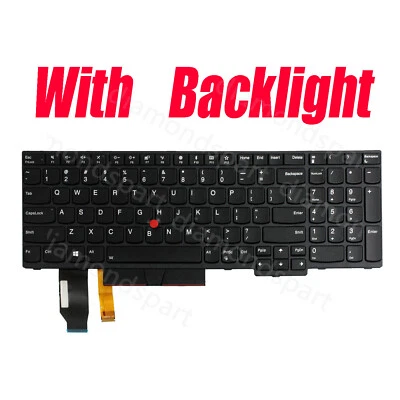 New US Keyboard Lenovo ThinkPad E580 E585 L580 P52 P53 P73 T590 01YP640 01YP720 - Image 1 of 4
