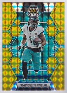 2023 Panini Mosaic Travis Etienne Jr. Gold Mosaic 02/10 Jaguars - Foto 1 di 2