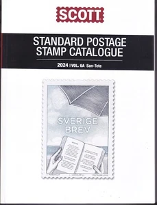 Catálogo de estampillas postales Scott 2024 volumen 6A países San-Tete 880 páginas color - Imagen 1 de 1