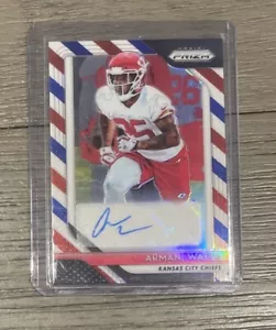 2018 Panini Prizm Armani Watts Auto Red White Blue Prizm #RA-AW (Chiefs) - Picture 1 of 2