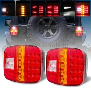 2x LED Tail Light Rear Brake Turn Signal Stop Reverse For Jeep Wrangler TJ CJ JK - Bild 1 von 8