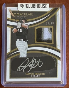 2022 Panini Immaculate Collection IBP-GS Gavin Sheets Rookie Patch Auto RPA 9/10 - Bild 1 von 4