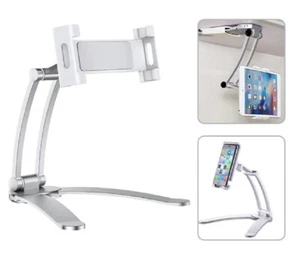 Pull-Up Lazy Bracket for iPad & Phone – Tablet Holder Stand for Wall or Desktop - Picture 1 of 32