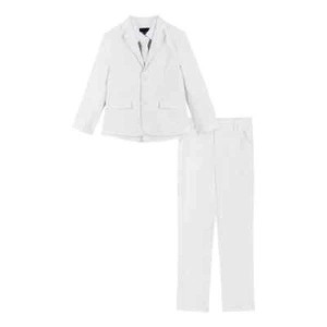 Boys White Holy Communion/Wedding suit Size 10 4-piece set - Picture 1 of 2