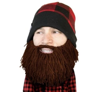 Très original Bonnet "BARBARIAN LUMBERJACK" Beard Head - Imagen 1 de 5