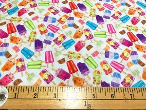 Robert Kaufman - Sweet Tooth - 19828-98 Blueberry Ice Lolly Fabric Fat Quarter - Picture 1 of 4