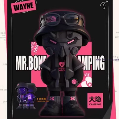Mr.Bone 4G Camping Series Figure Confirm Version Art Toy 5inches Cover