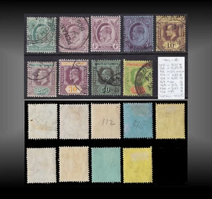 1904 -1910 Straits Settlem. KING EDWARD VII ONE MVLH Y USADO SCT.109-126 - Imagen 1 de 1