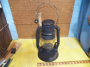 DIETZ vintage n. 2 Lanterne tubolari D-Lite con globo trasparente - Foto 1 di 9
