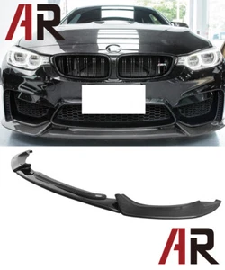 Carbon Fiber Front Bumper Add-On Lip VR Style For BMW F82 M4 F80 M3 2015+ Only - Picture 1 of 3