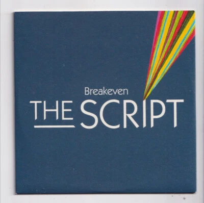 (LJ722) The Script, Breakeven - 2008 DJ CD - Image 1 of 2